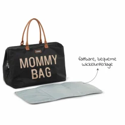 Wickeltasche Mommy Bag - Schwarz / Gold