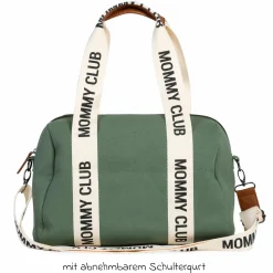Wickeltasche Mommy Club - Signature Canvas - Grün