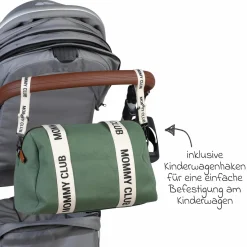 Wickeltasche Mommy Club - Signature Canvas - Grün