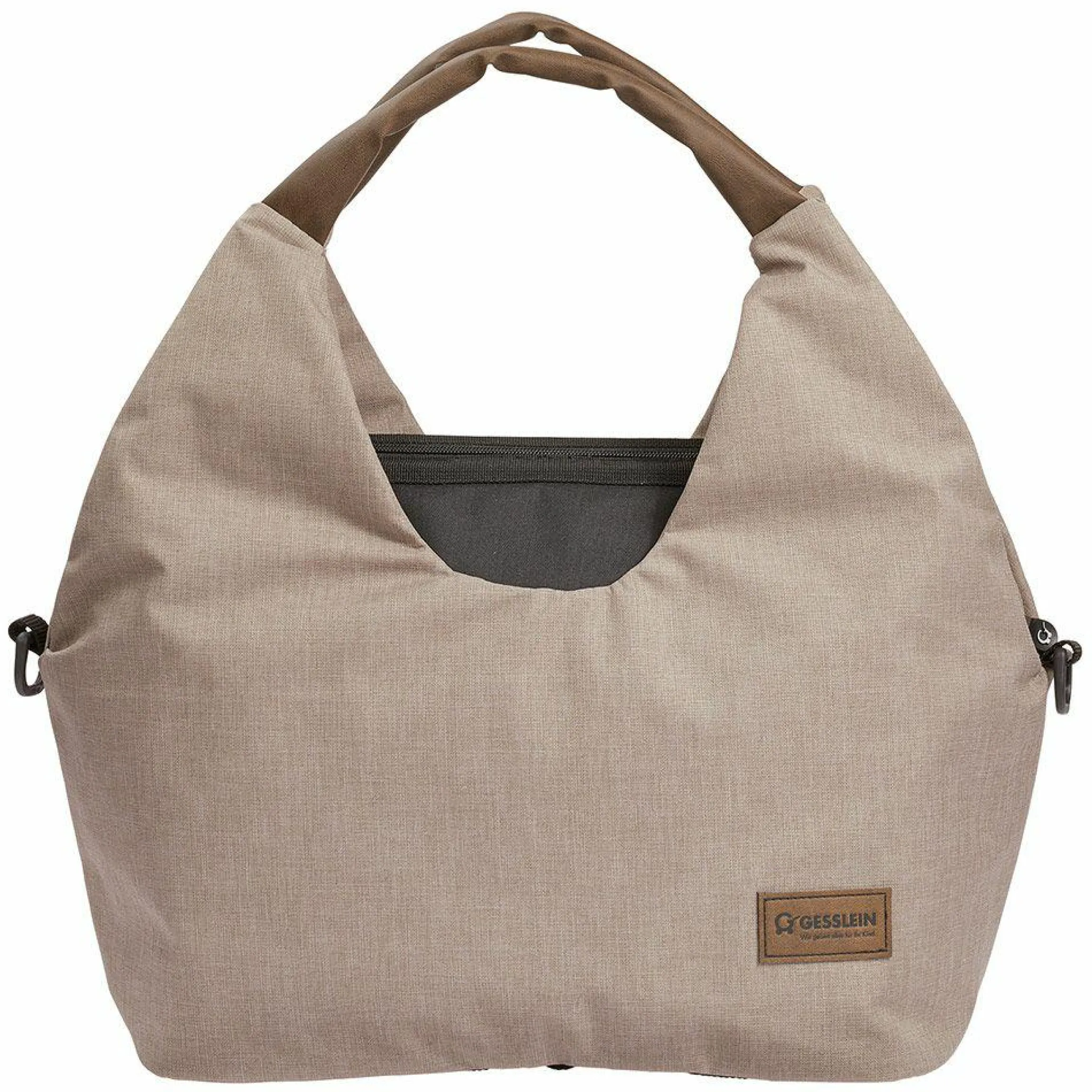 Wickeltasche N°5 mit Wickelunterlage, Reißverschlusstasche, Täschchen & Isolierbehälter - Sand - Kollektion 2024