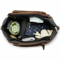 Wickeltasche Royal - inkl. Wickelunterlage und viel Zubehör - Diamond Edition - Asphalt