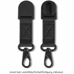 Wickeltasche Urban - inkl. Wickelunterlage & viel Zubehör - Biscuit