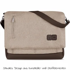 Wickeltasche Urban - inkl. Wickelunterlage & viel Zubehör - Pure Edition - Grain