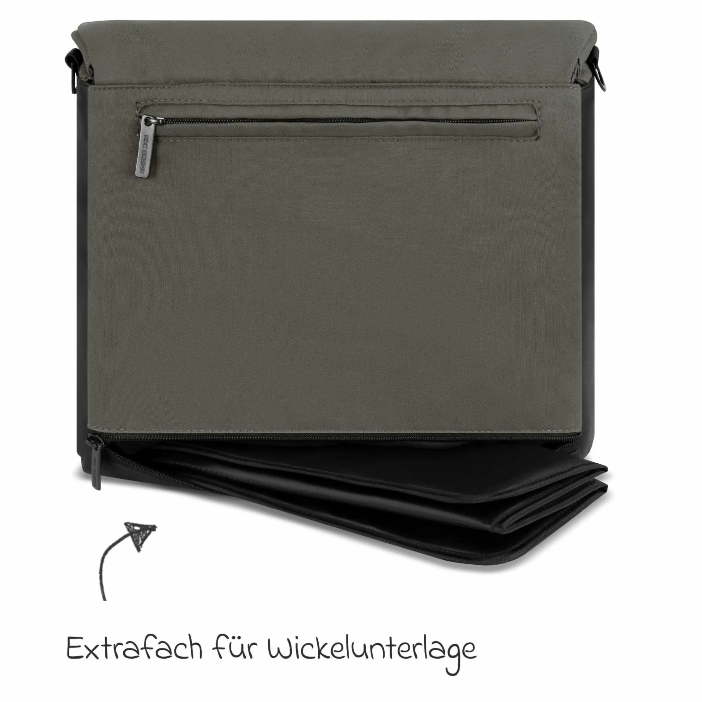 Wickeltasche Urban - inkl. Wickelunterlage & viel Zubehör - Cloud - Kollektion 2024