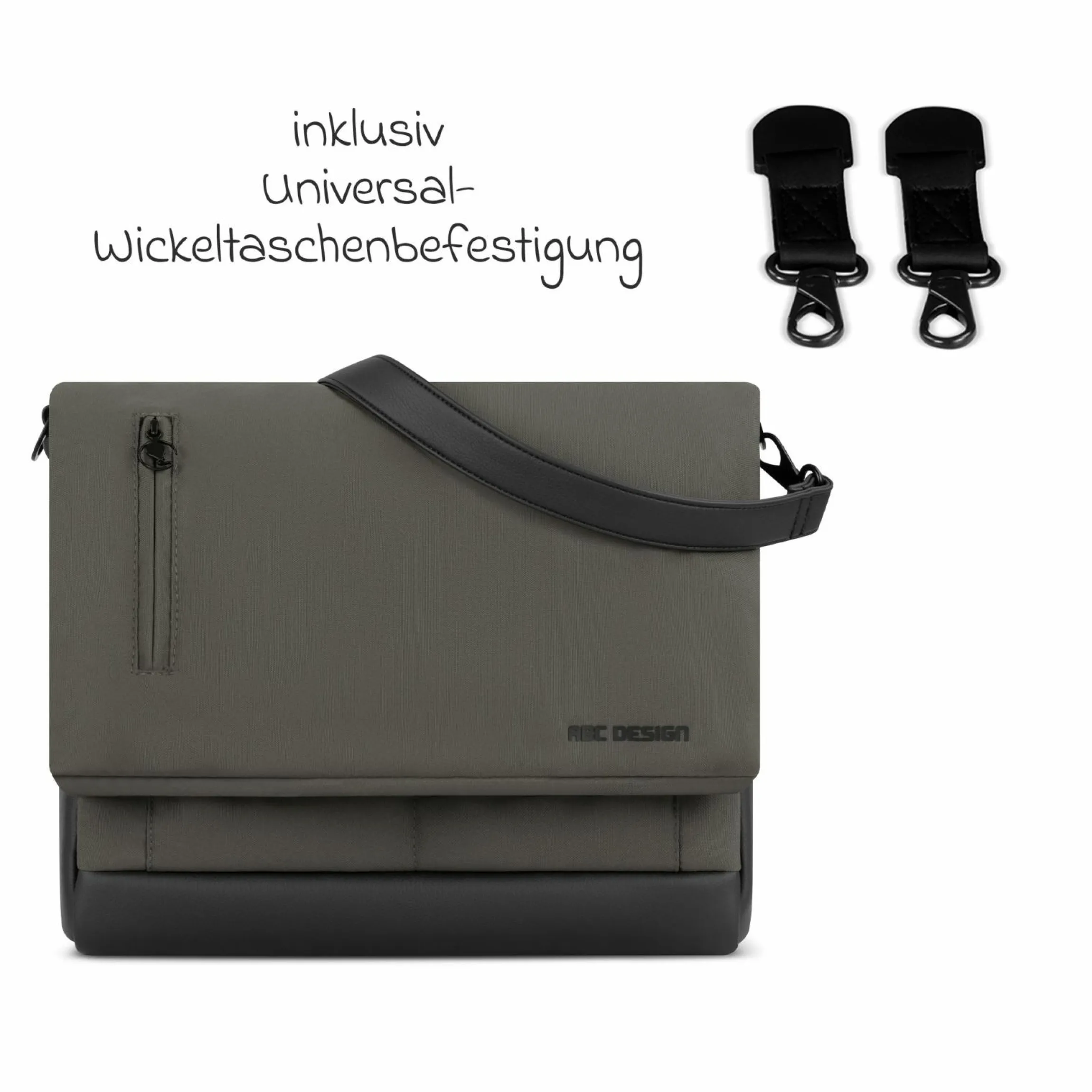 Wickeltasche Urban - inkl. Wickelunterlage & viel Zubehör - Cloud - Kollektion 2024