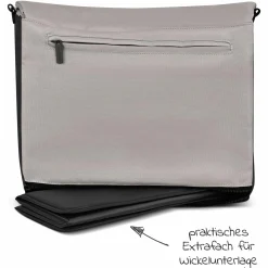 Wickeltasche Urban - inkl. Wickelunterlage & viel Zubehör - Powder