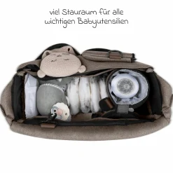 Wickeltasche Urban inkl. Wickelunterlage & viel Zubehör - Pure - Nature - Kollektion 2025