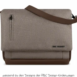 Wickeltasche Urban inkl. Wickelunterlage & viel Zubehör - Pure - Nature - Kollektion 2025