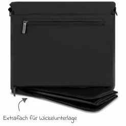 Wickeltasche Urban inkl. Wickelunterlage & viel Zubehör - Pure - Coal - Kollektion 2025
