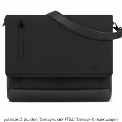 Wickeltasche Urban inkl. Wickelunterlage & viel Zubehör - Pure - Coal - Kollektion 2025