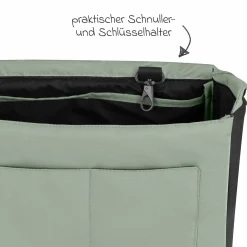 Wickeltasche Urban inkl. Wickelunterlage & viel Zubehör - Pine - Kollektion 2025