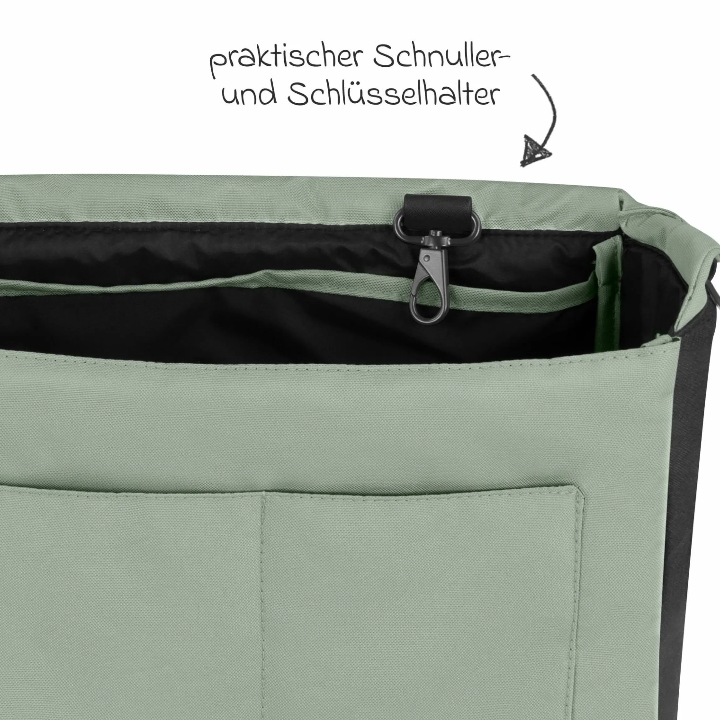 Wickeltasche Urban inkl. Wickelunterlage & viel Zubehör - Pine - Kollektion 2025