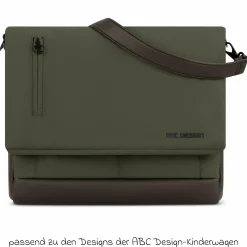 Wickeltasche Urban inkl. Wickelunterlage & viel Zubehör - Pure - Avocado - Kollektion 2025