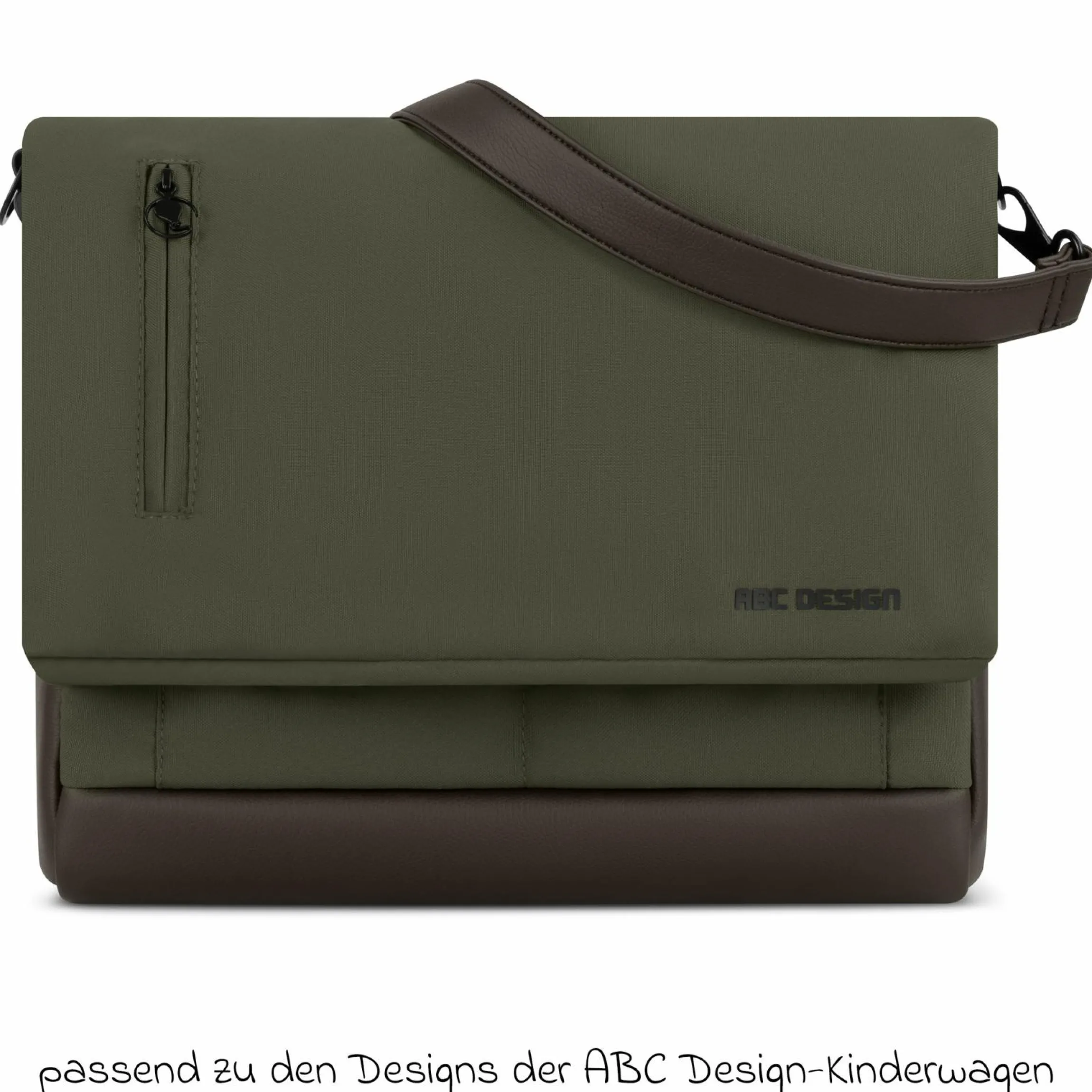 Wickeltasche Urban inkl. Wickelunterlage & viel Zubehör - Pure - Avocado - Kollektion 2025