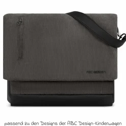 Wickeltasche Urban inkl. Wickelunterlage & viel Zubehör - Almond - Kollektion 2025