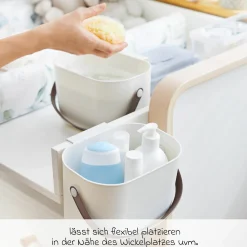 Wickeltisch-Organizer Yuma - Mistletoe White