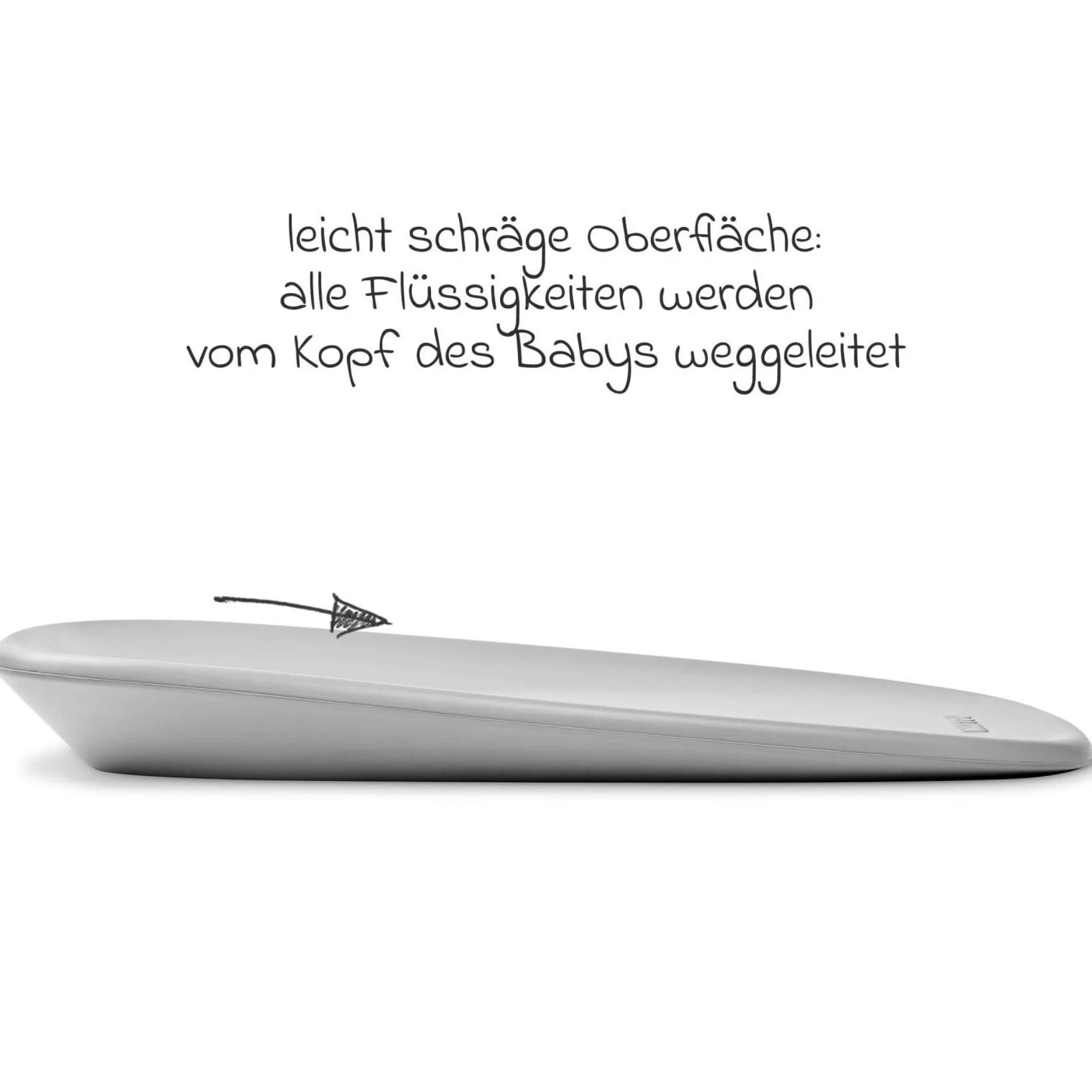 Wickelunterlage Softy 50 x 70 cm - Grau