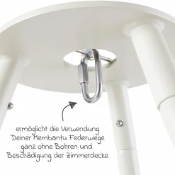 Wiegenständer Basic für Federwiege Membantu - Weiß