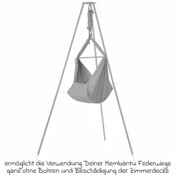 Wiegenständer Basic für Federwiege Membantu - Grey
