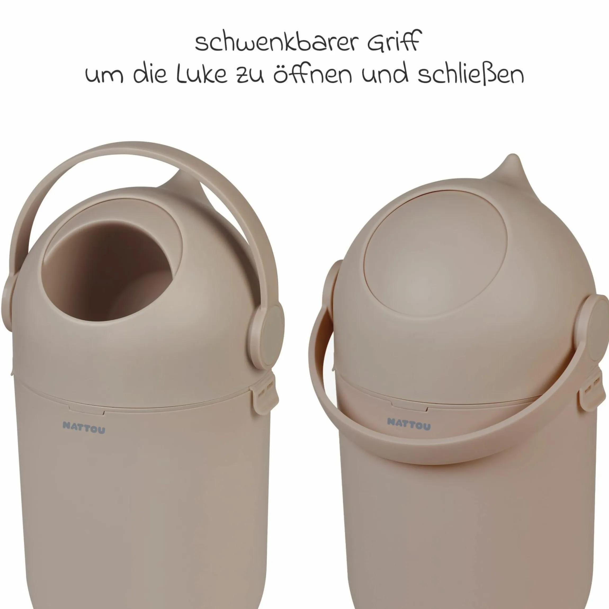 Windeleimer Dropy - Taupe