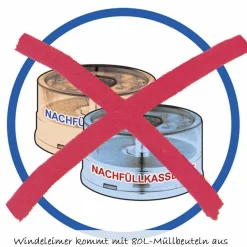 Windeleimer Medium - Silber