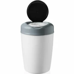 Windeleimer Simplee Sangenic inkl. 1 Nachfüllkassette   - Greenfilm™ - Weiß Grau