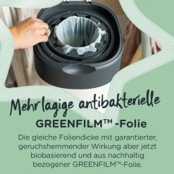 Windeleimer Twist and Click Sangenic XL inkl. 1 Nachfüllkassette - Greenfilm™ - Weiß