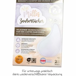 Windeleinlage / Zaubertücher 50er Pack - pflegende Wundschutzeinlage für Windeln zur Vorbeugung von Hautreizungen