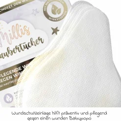 Windeleinlage / Zaubertücher 25er Pack - pflegende Wundschutzeinlage für Windeln zur Vorbeugung von Hautreizungen