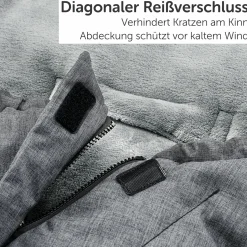 Winter-Fußsack Babyschale 3M PRO - für alle Gurtsysteme - Grau