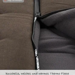 Winter-Fußsack für Kinderwagen - Diamond Edition - Asphalt