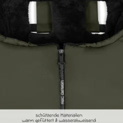Winter-Fußsack für Kinderwagen - Pure - Avocado - Kollektion 2025