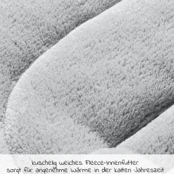 Winter-Fußsack für Kinderwagen und Buggy Pushchair Footmuff - Grau