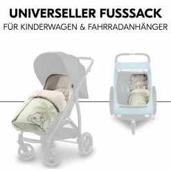 Winter-Fußsack für Kinderwagen und Buggy Pushchair Footmuff - Disney - Simba Olive