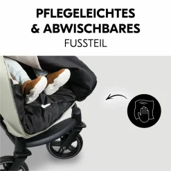 Winter-Fußsack für Kinderwagen und Buggy Pushchair Footmuff - Disney - Simba Olive