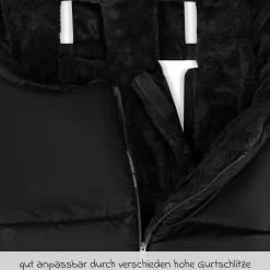 Winter-Fußsack für Kinderwagen - Black - Kollektion 2025