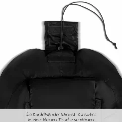 Winter-Fußsack für Kinderwagen - Black - Kollektion 2025