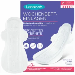 Wochenbett-Einlagen 12er Pack - für 2+ Wochen nach der Geburt
