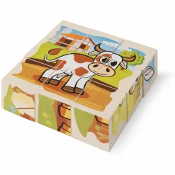 Würfelpuzzle Bilderwürfel - Bauernhof