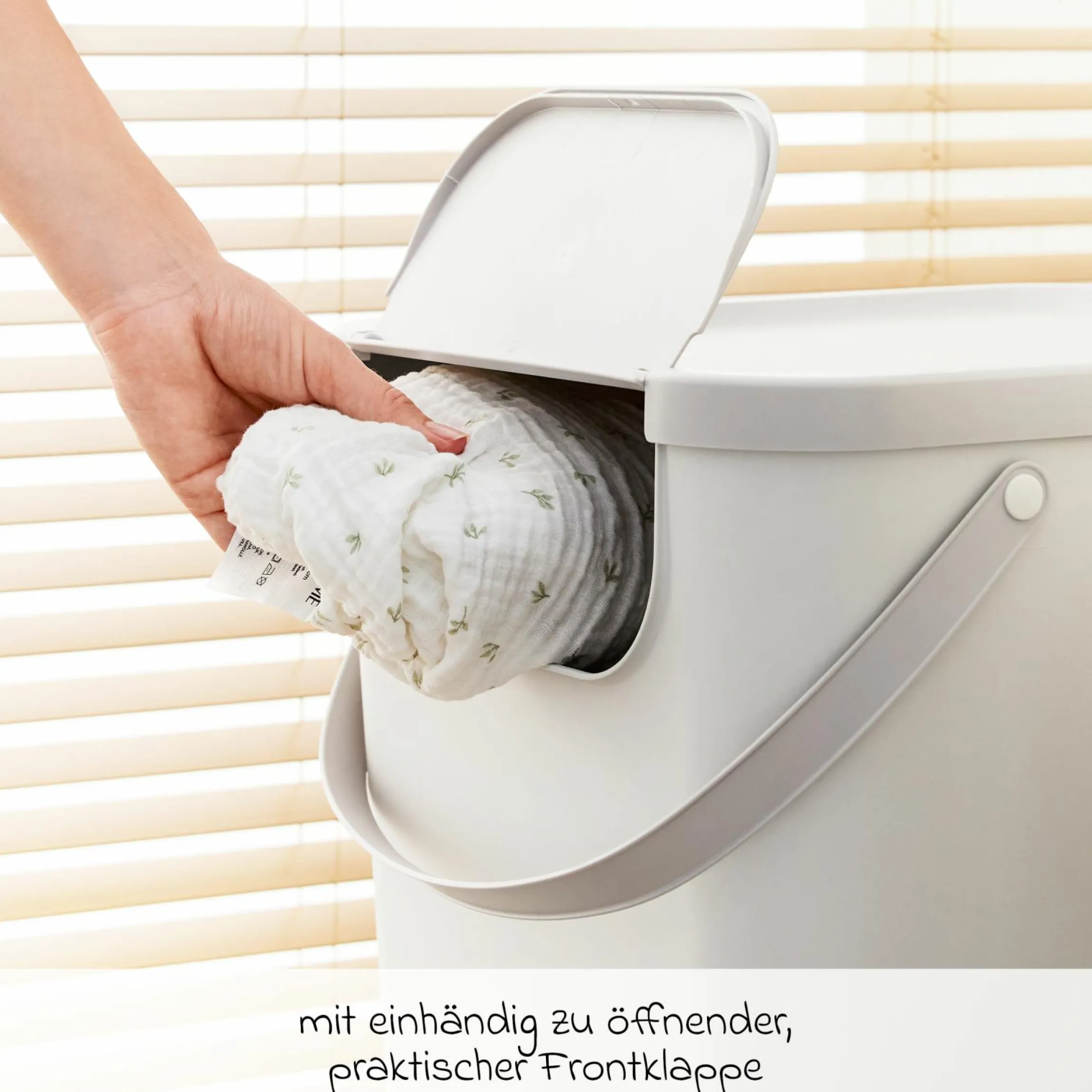Wäsche- & Stoffwindelsammler Kayo 40 l - Mistletoe White