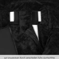 Zubehör-Set Kinderwagen mit Wickeltasche Easy, Winterfußsack, Regenschutz & Moskitonetz - Black