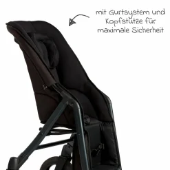 Zweitsitz & Geschwistersitz Shuttle für Mono 3, Mono 4 & Pro - Schwarz - Kollektion 2025