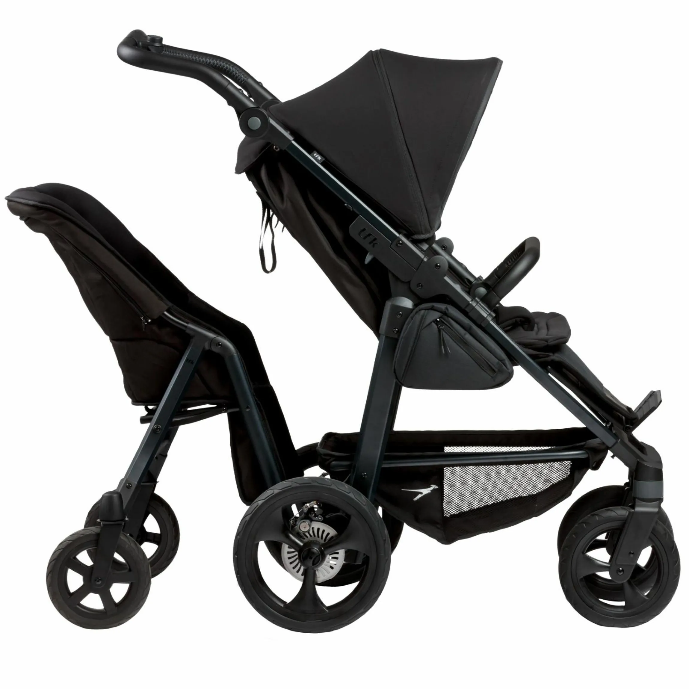 Zweitsitz & Geschwistersitz Shuttle für Mono 3, Mono 4 & Pro - Schwarz - Kollektion 2025