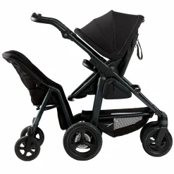 Zweitsitz & Geschwistersitz Shuttle für Mono 3, Mono 4 & Pro - Schwarz - Kollektion 2025