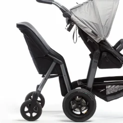 Zweitsitz & Geschwistersitz Shuttle 2 für Mono / Joggster / Twin - Black Grey